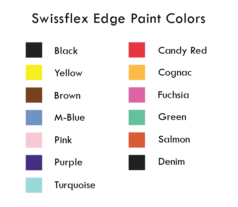 Swissflex Lens Edge Colors at Artisan Eyewear